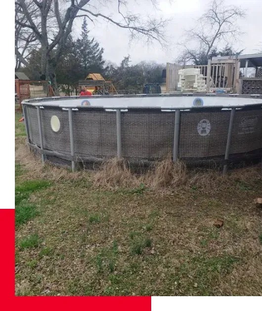 above ground pool removal in Middle Tennessee