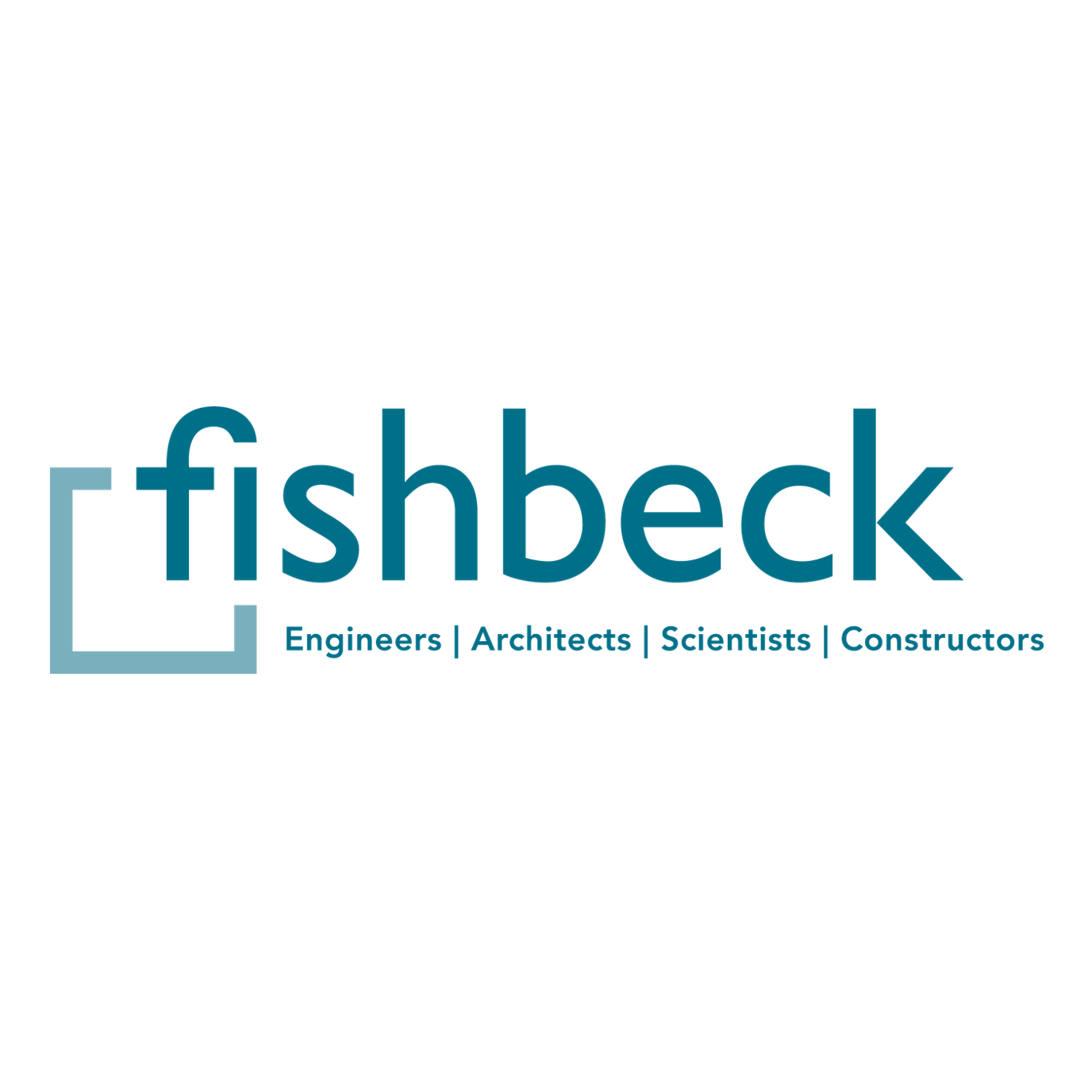 The fishbeck logo is for engineers , architects , scientists , and constructors.