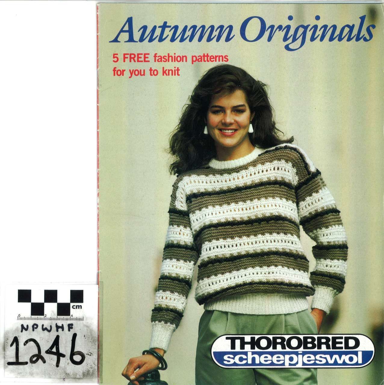 Woman modeling striped knit sweater from 