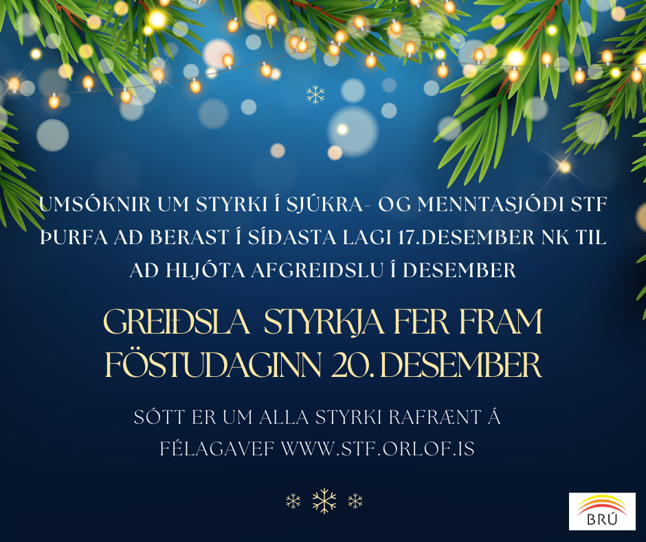 Styrkir í desember