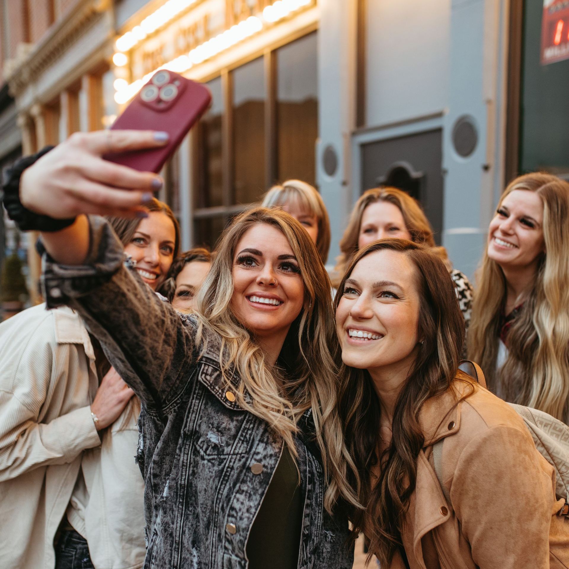 Group photo selfie