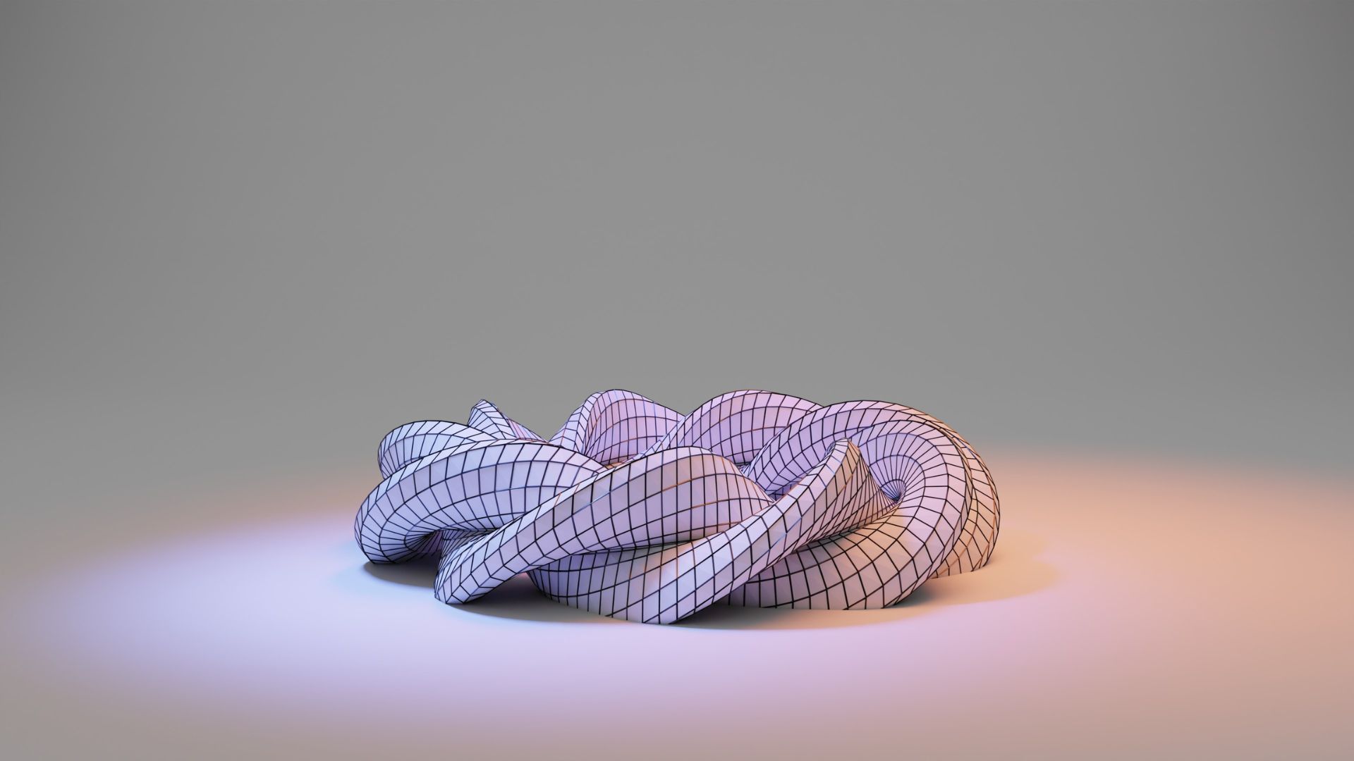 3D bild i rosa