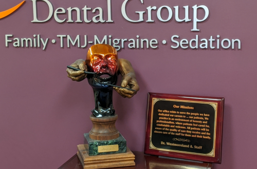 A dental group family tmj migraine sedation plaque
