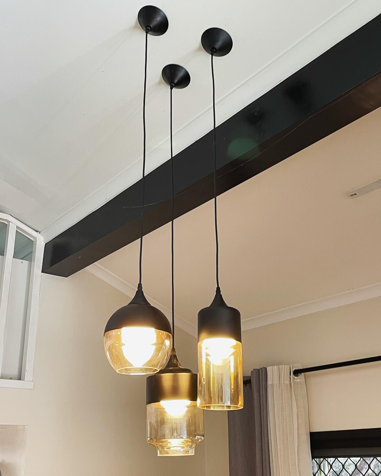 Three Hanging Light Fixtures — TB Electrical & Communications in West Gosford, NSW