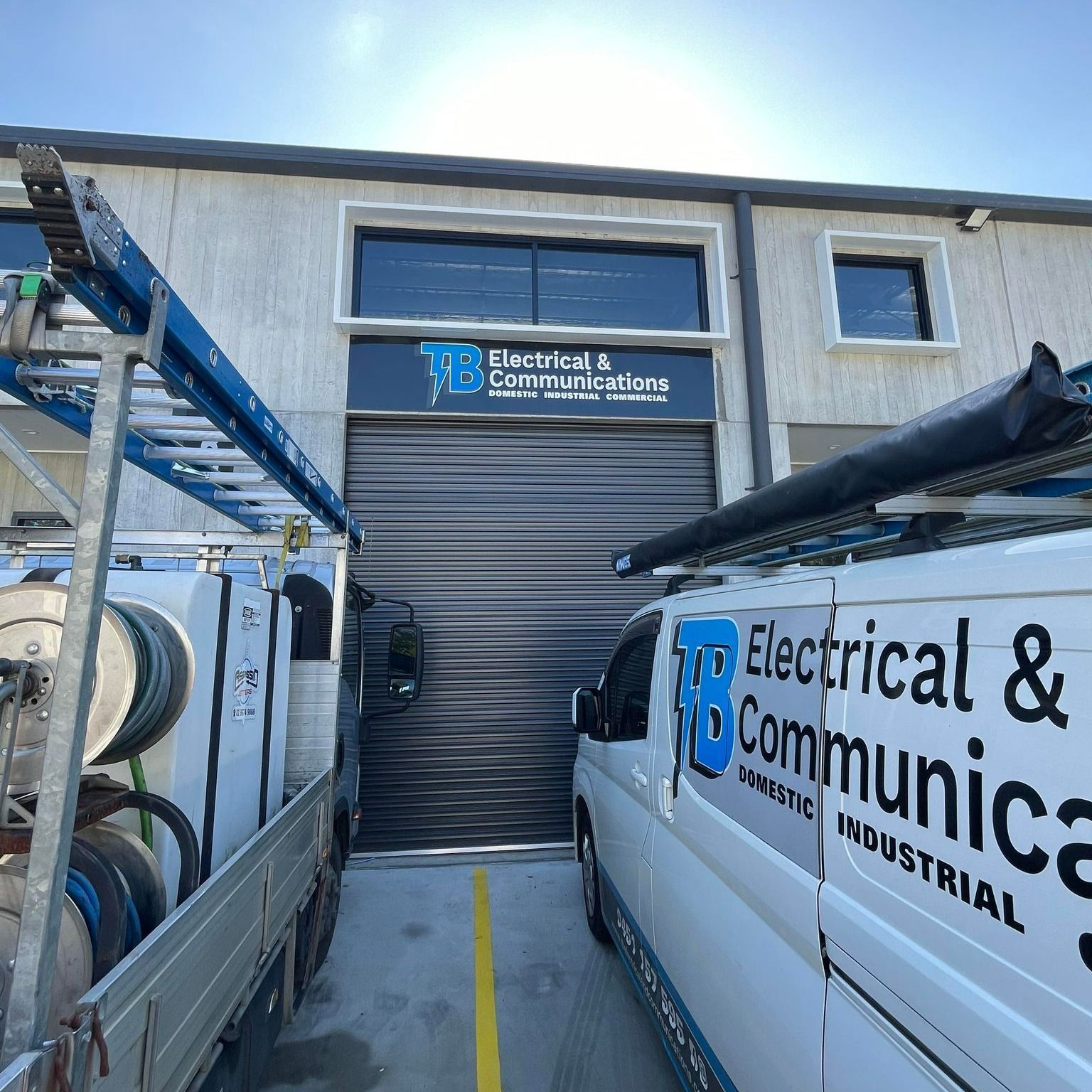 Electricians Work Vehicle — TB Electrical & Communications in West Gosford, NSW