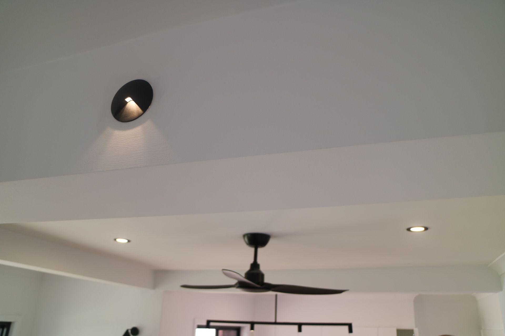 A Light on a Wall and a Ceiling Fan in the Background — TB Electrical & Communications in West Gosford, NSW