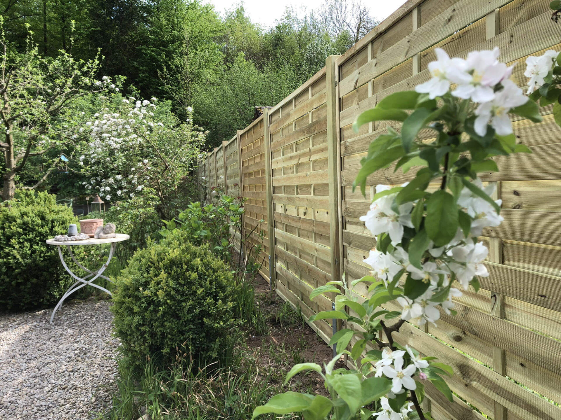 Gartenbau und Gartengestaltung mit Sichtschutz