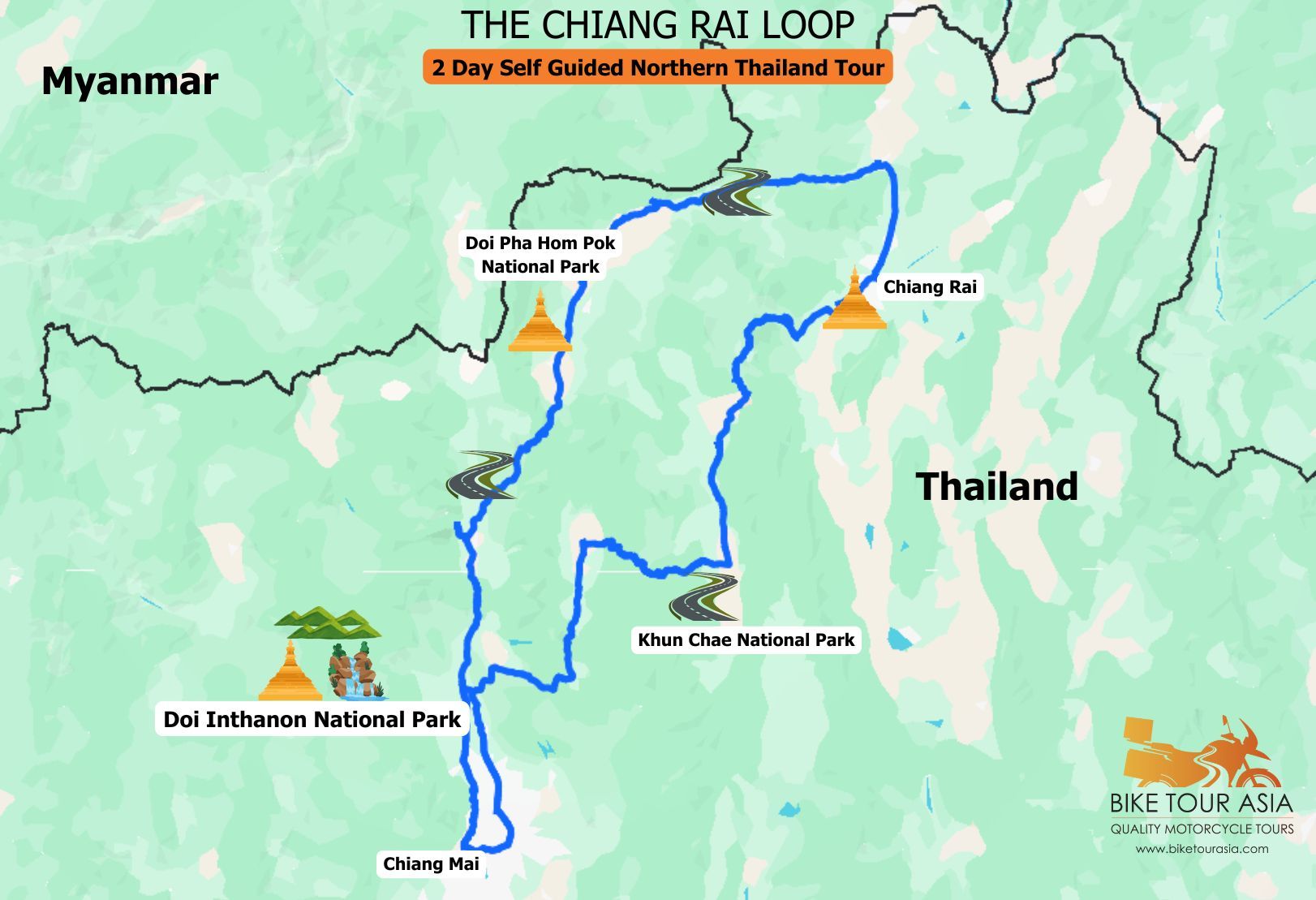 Chiang Rai Loop Motorcycle Tour | BIKE TOUR ASIA