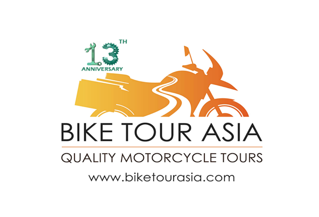 bike tour Asia logo 11 years anniversary 