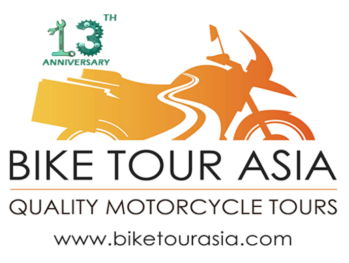 bike tour Asia logo 12th years anniversary 