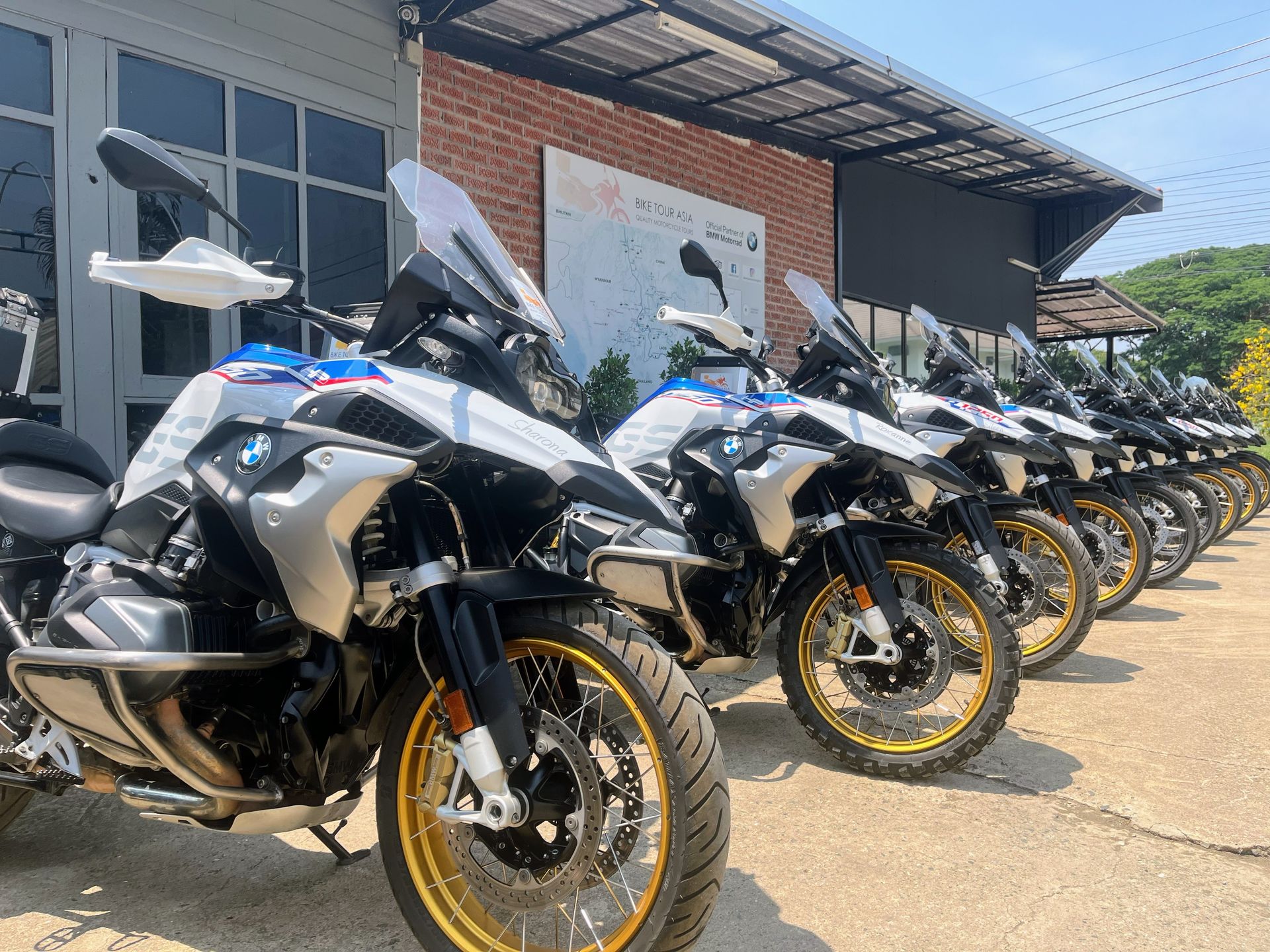 big bikes at bike tour asia