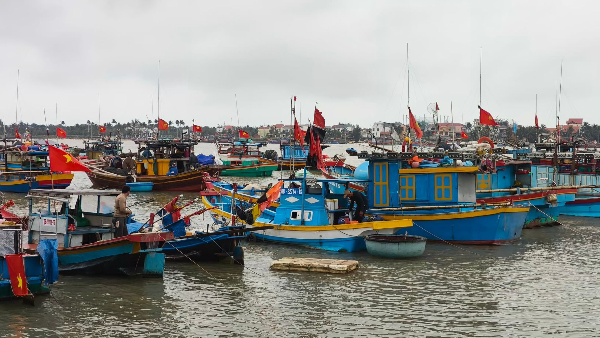 Vietnam boat view