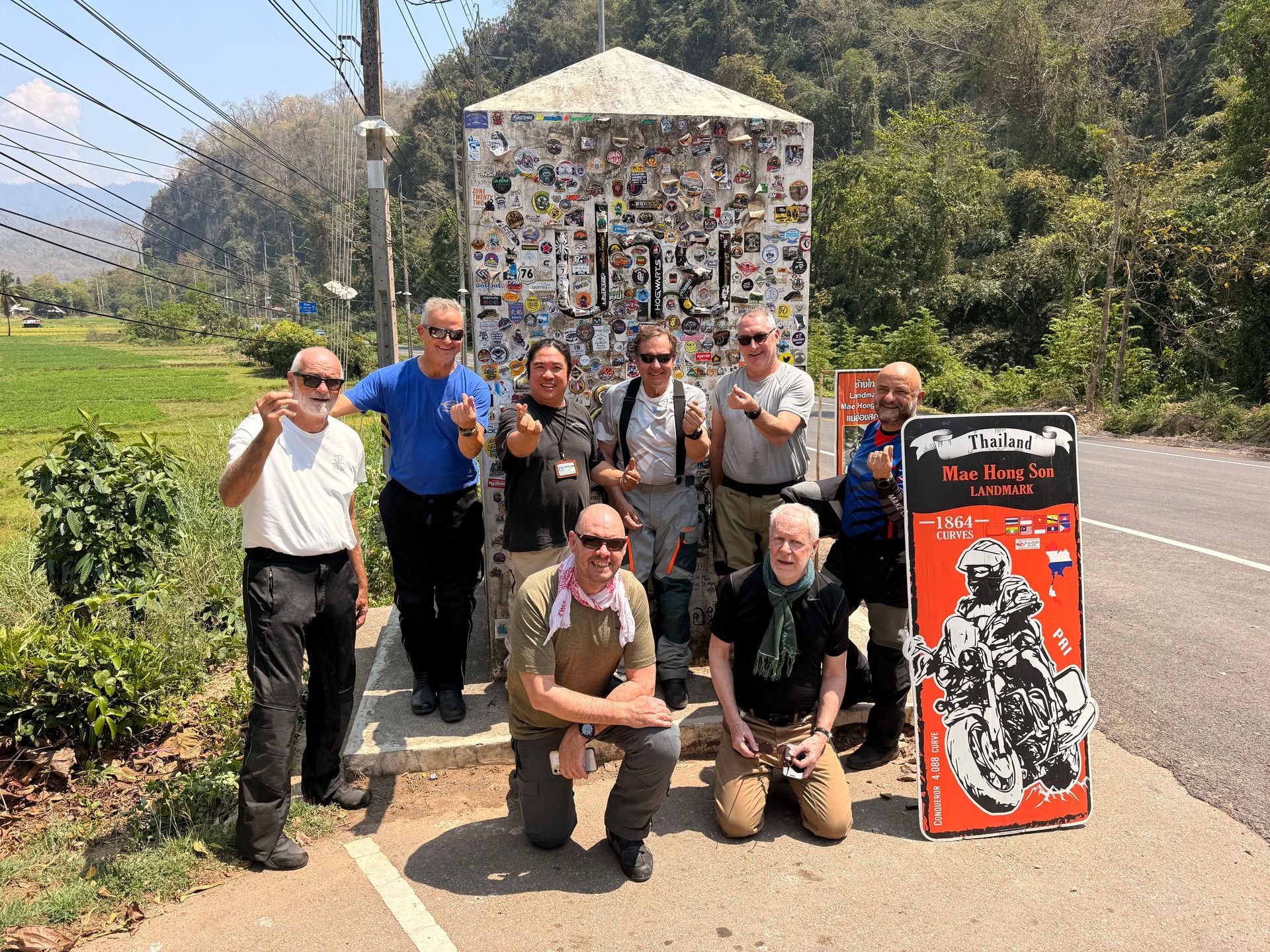 Bike Tour Asia riders at Mae Hong Son