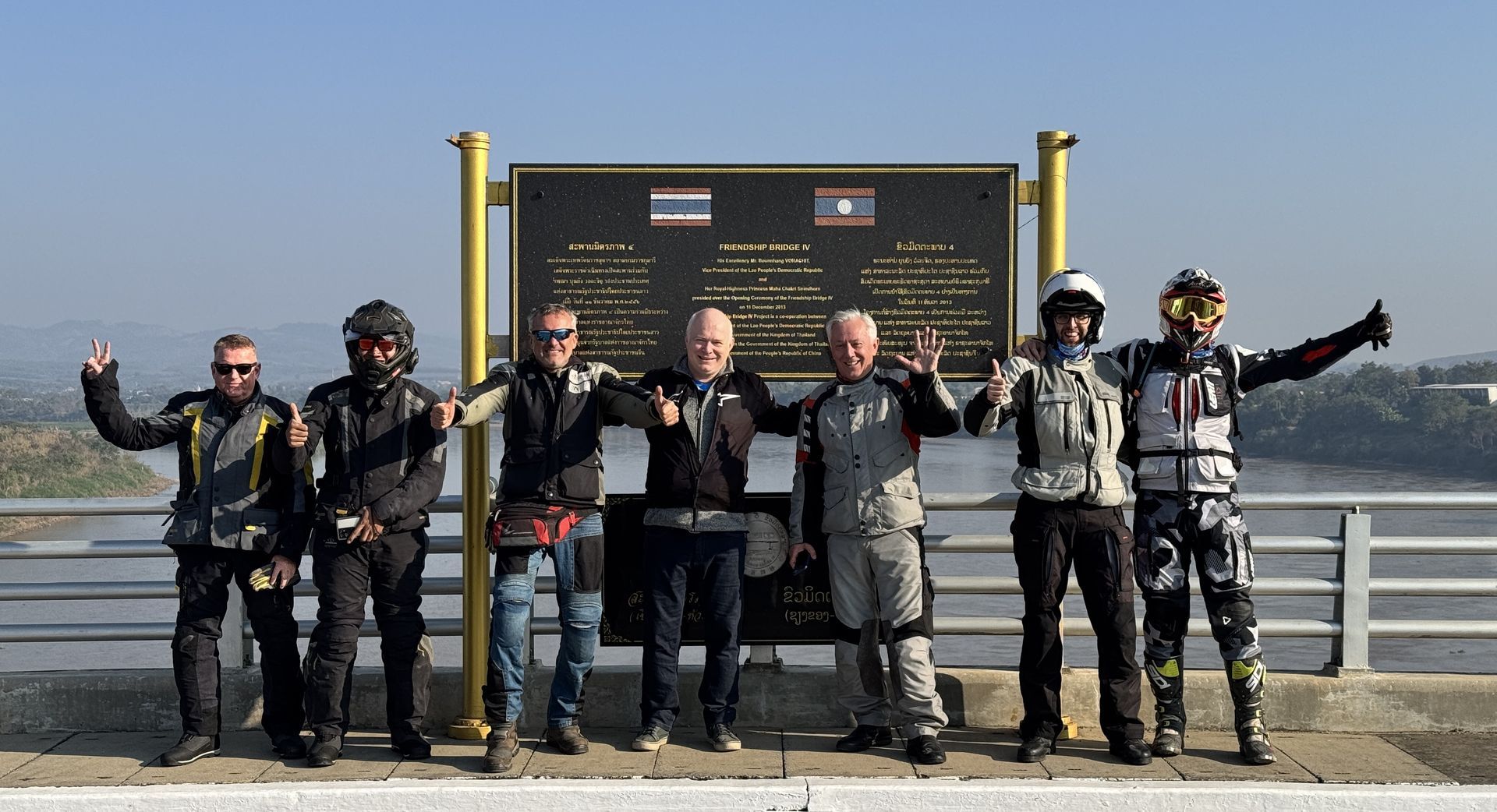 BTA's Guests Group at Thailand - Laos Border