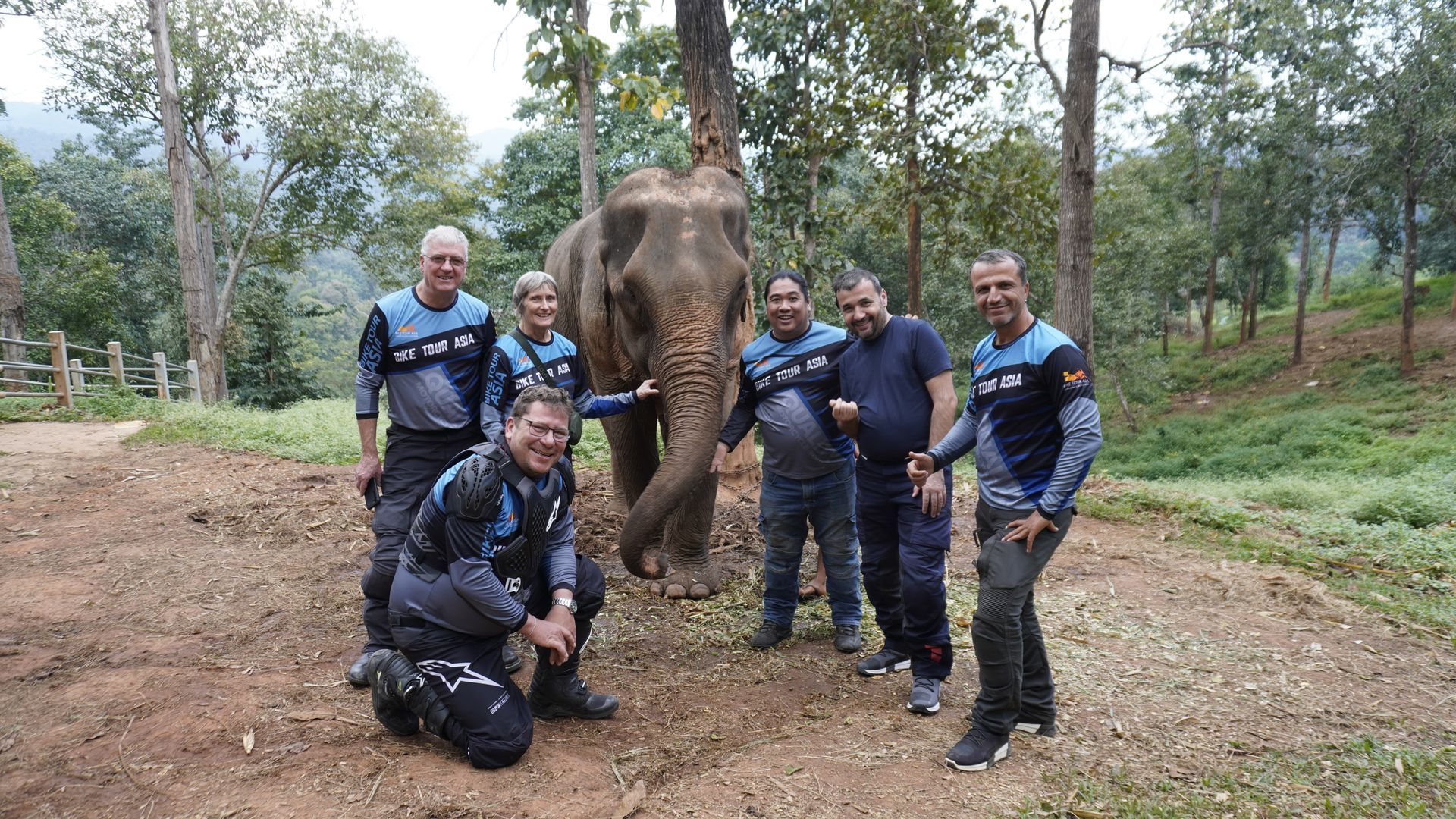 Elephant camp in Pai