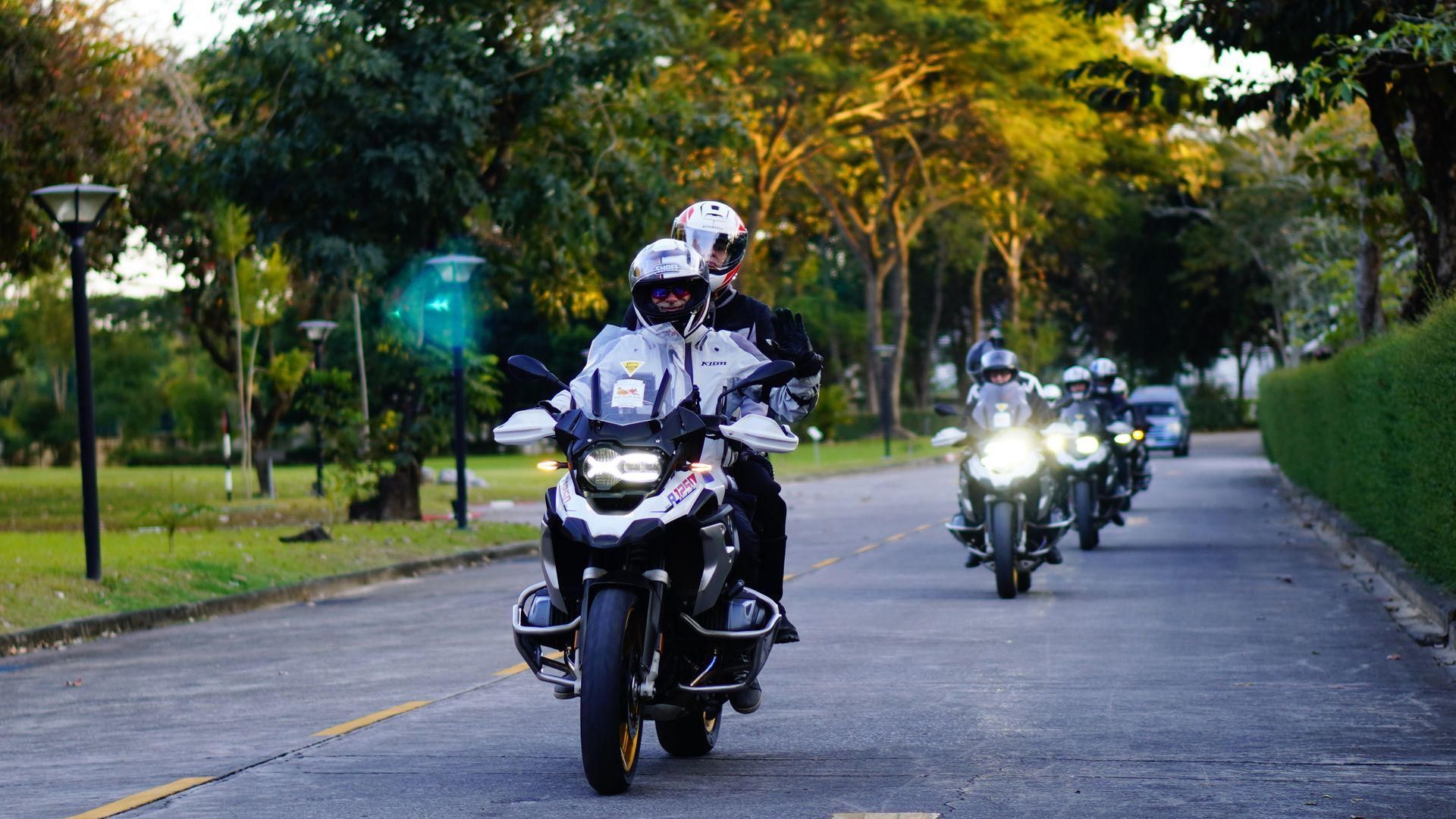 Bike Tour Asia riders at Thaton