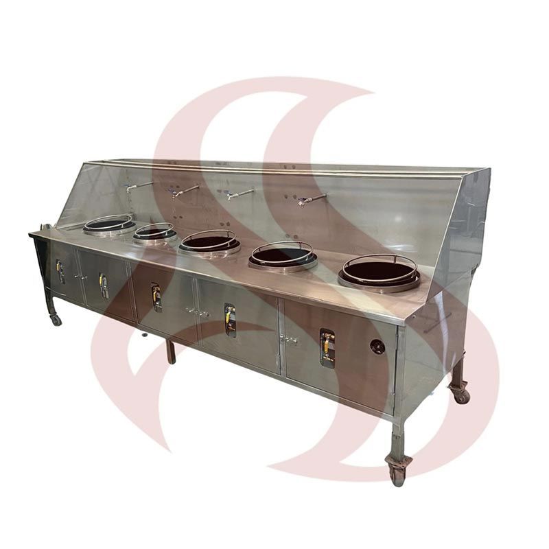 ESTUFA CHINA DE 5 WOK