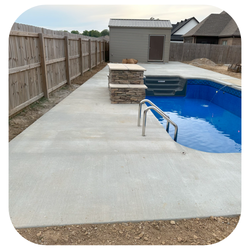 backyard pool