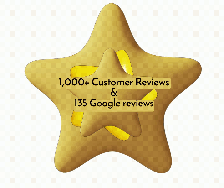 Golden star with smaller star cutout. Text: