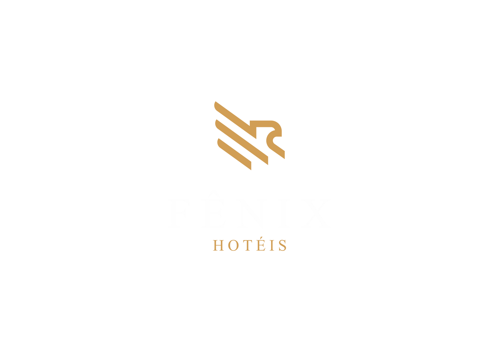 Logotipo Fênix Hotéis branco