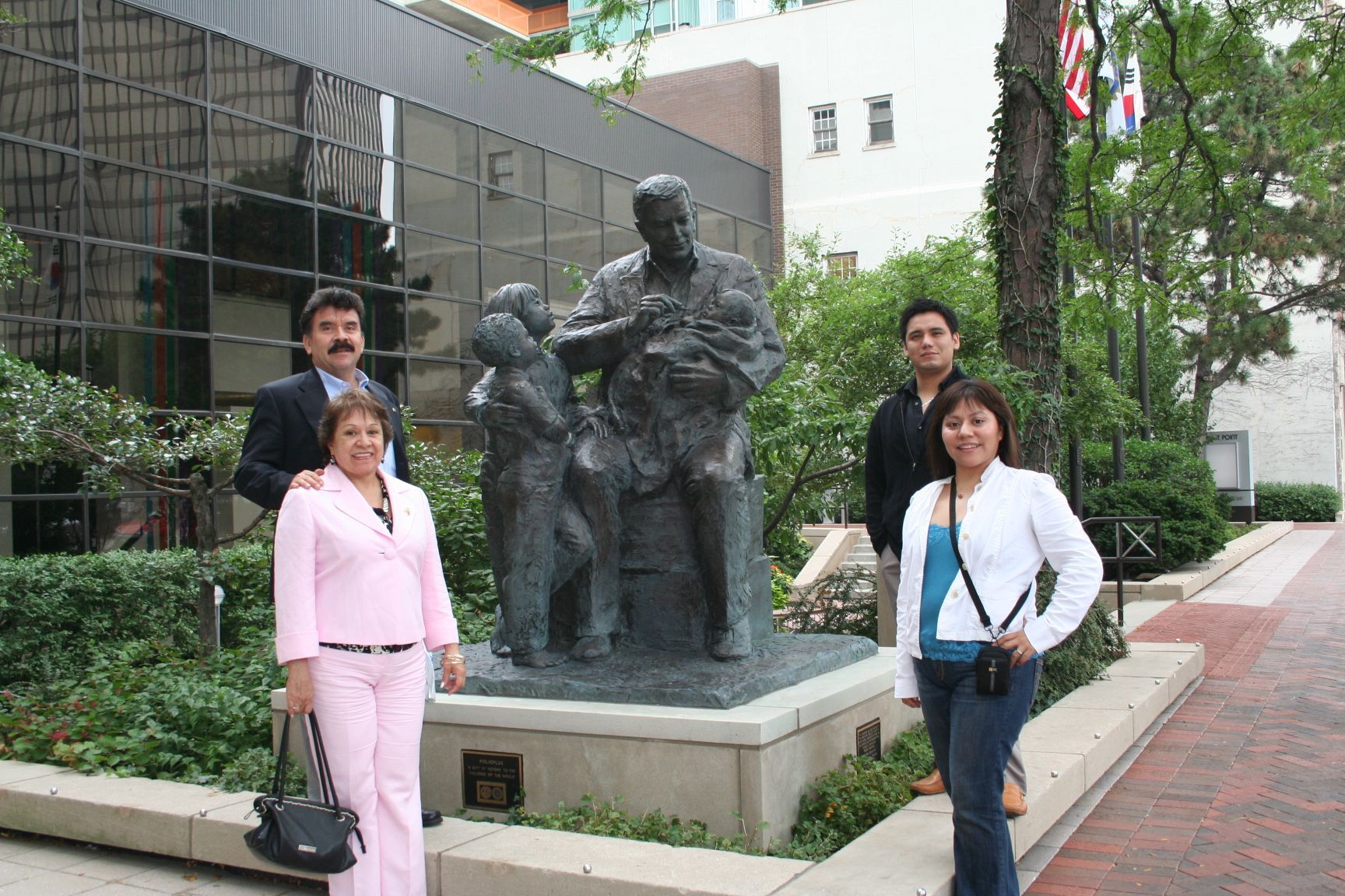 Rotaract en Oficinas de Rotary International en Evanston