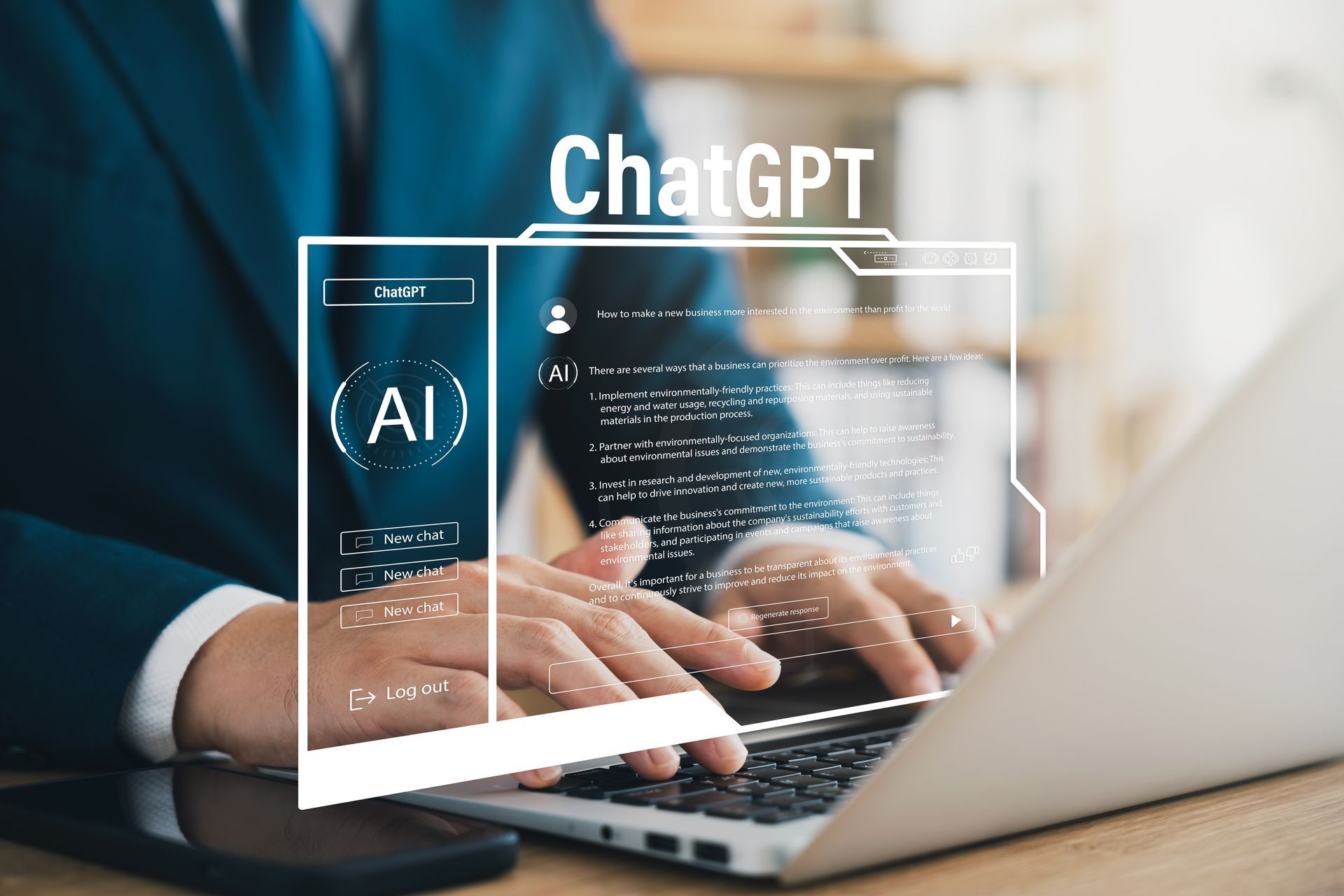 Uso de chat GPT para empresas Uso de la IA Chat Gpt para optimizar procesos empresariales