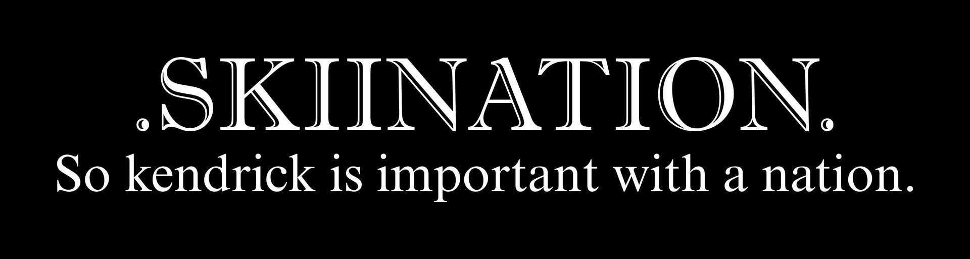 Text on a black background: 