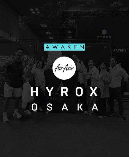 Event poster for HYROX Hong Kong, featuring athletes and city views, May 8–10, 2026, at AsiaWorld-Expo.