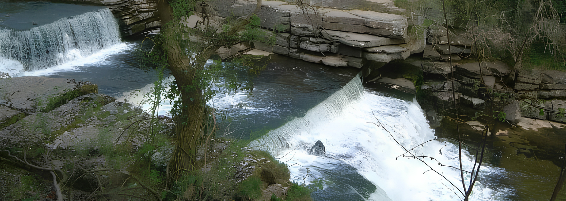 Picture of Aysgarth falls. 
