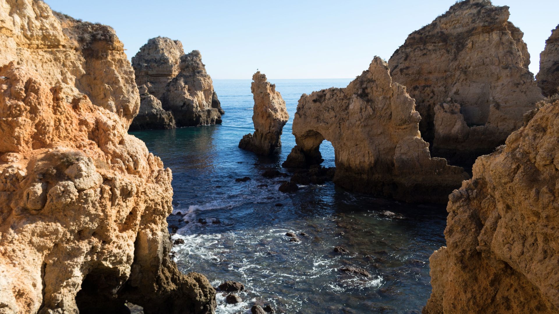 Cave arches, stacks and stumps are formed over thousands to millions of years.