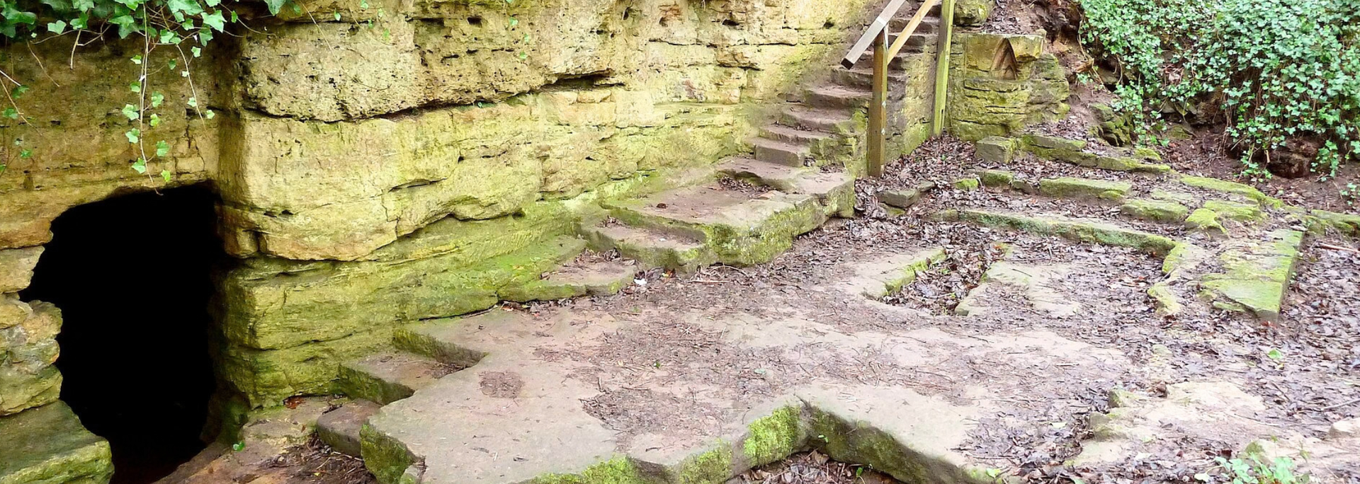 Picture of St Roberts Cave. 