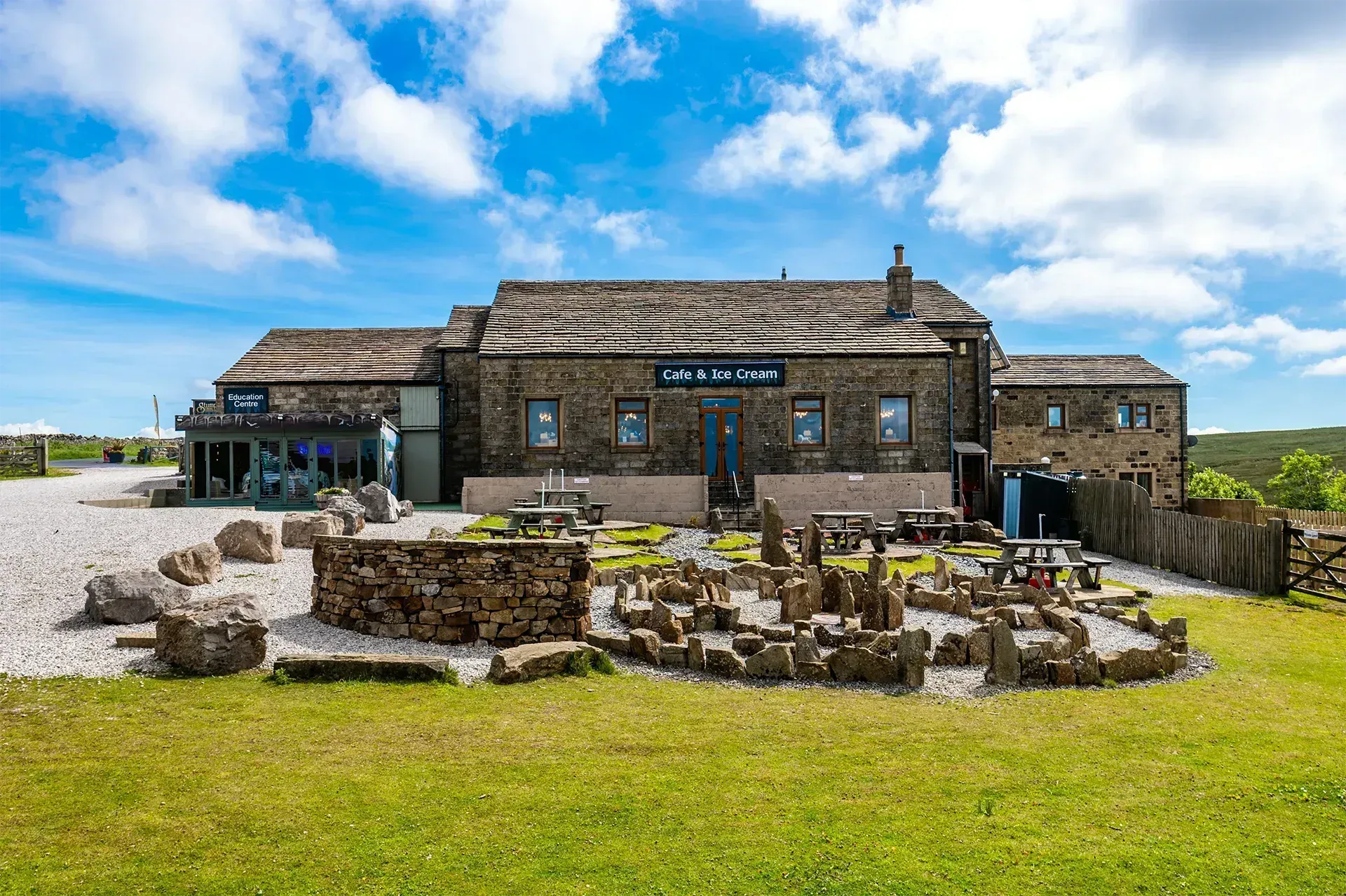 Picture of Stump Cross Caverns visitor centre. Picture of Stump Cross Caverns visitor centre.