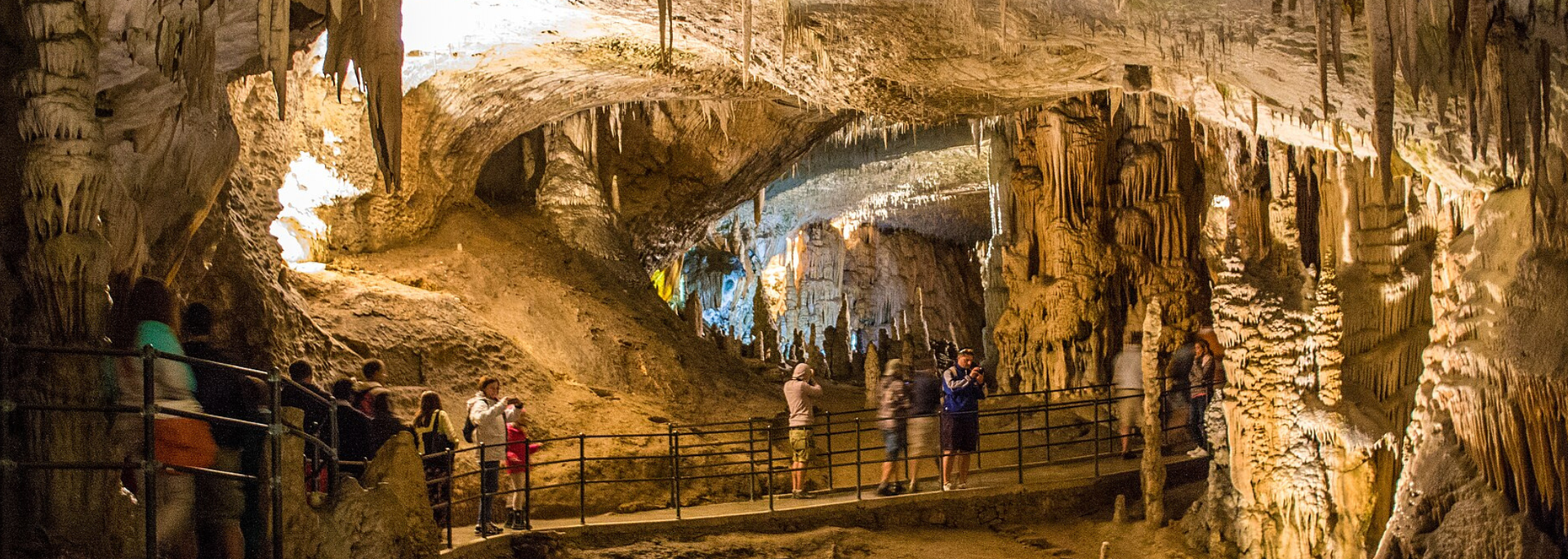 Picture of Postojna Cave. 