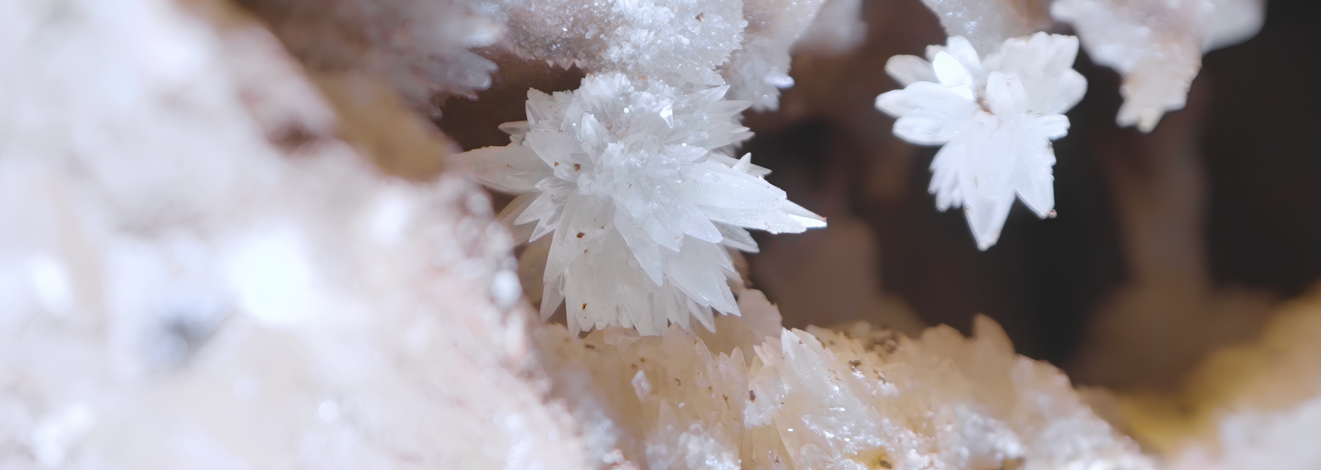 Picture of crystals in a cave. Picture of crystals in a cave.