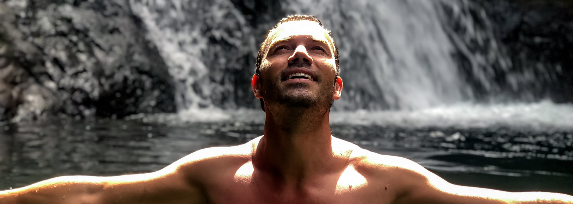 Picture of someone outdoor swimming. Picture of someone outdoor swimming.