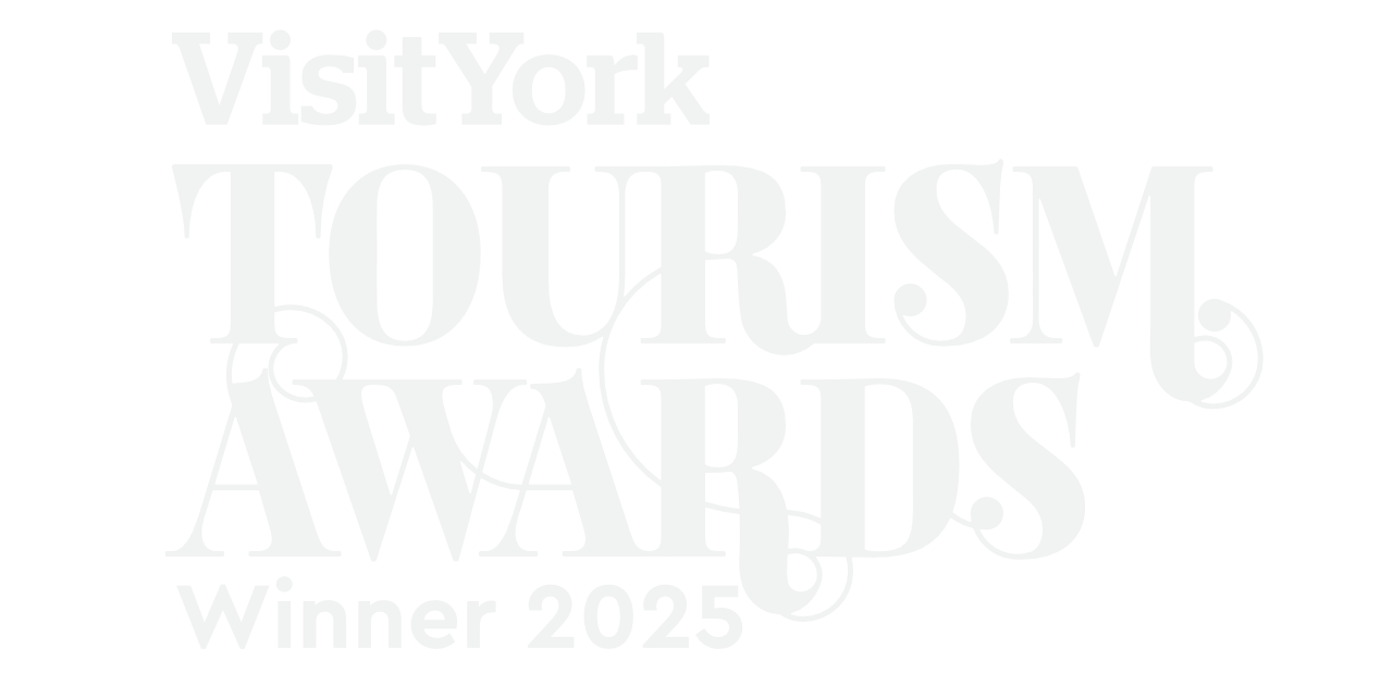 VisitYork Tourism Awards Winner 2025 logo.