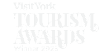 VisitYork Tourism Awards Winner 2025 logo.