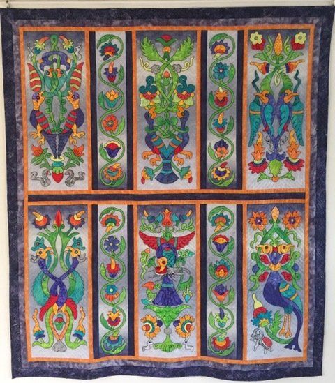 Armenian Birds Armenian Birds by Suzanne Marshall, a Quilt Maker