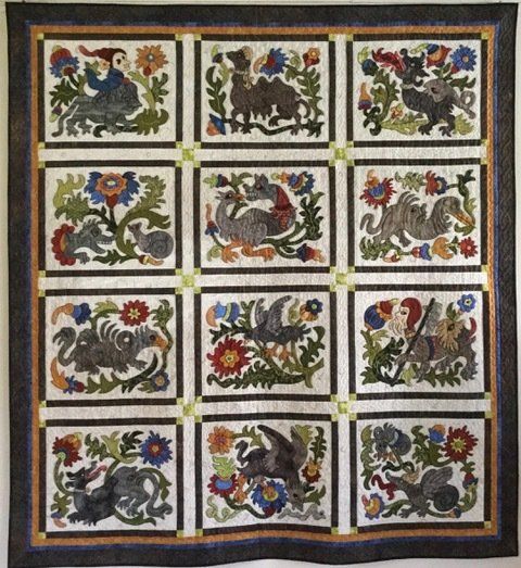 Imaginary Creatures Imaginary Creatures Quilt by Suzanne Marshall