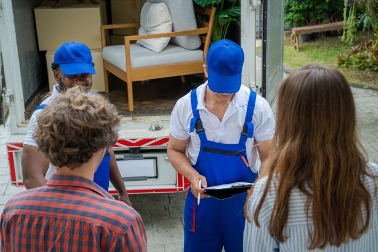 Courier and Customer Interaction