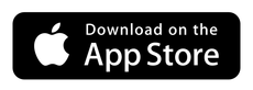 Apple App Store download badge with white Apple logo and text on a black rounded rectangle