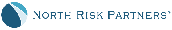North Risk Partners logo in blue and gray with circular icon