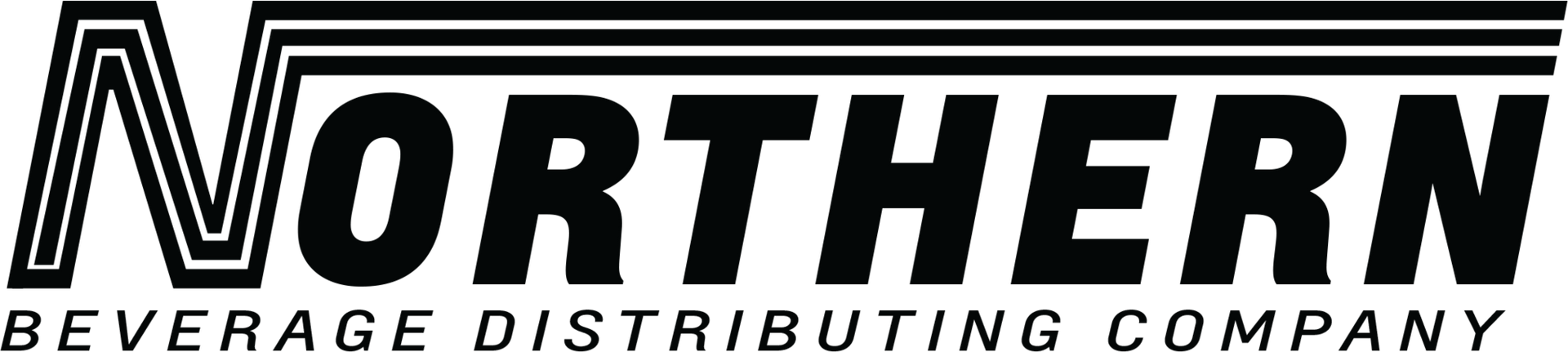 Northern Beverage Distributing Company logo in black and white