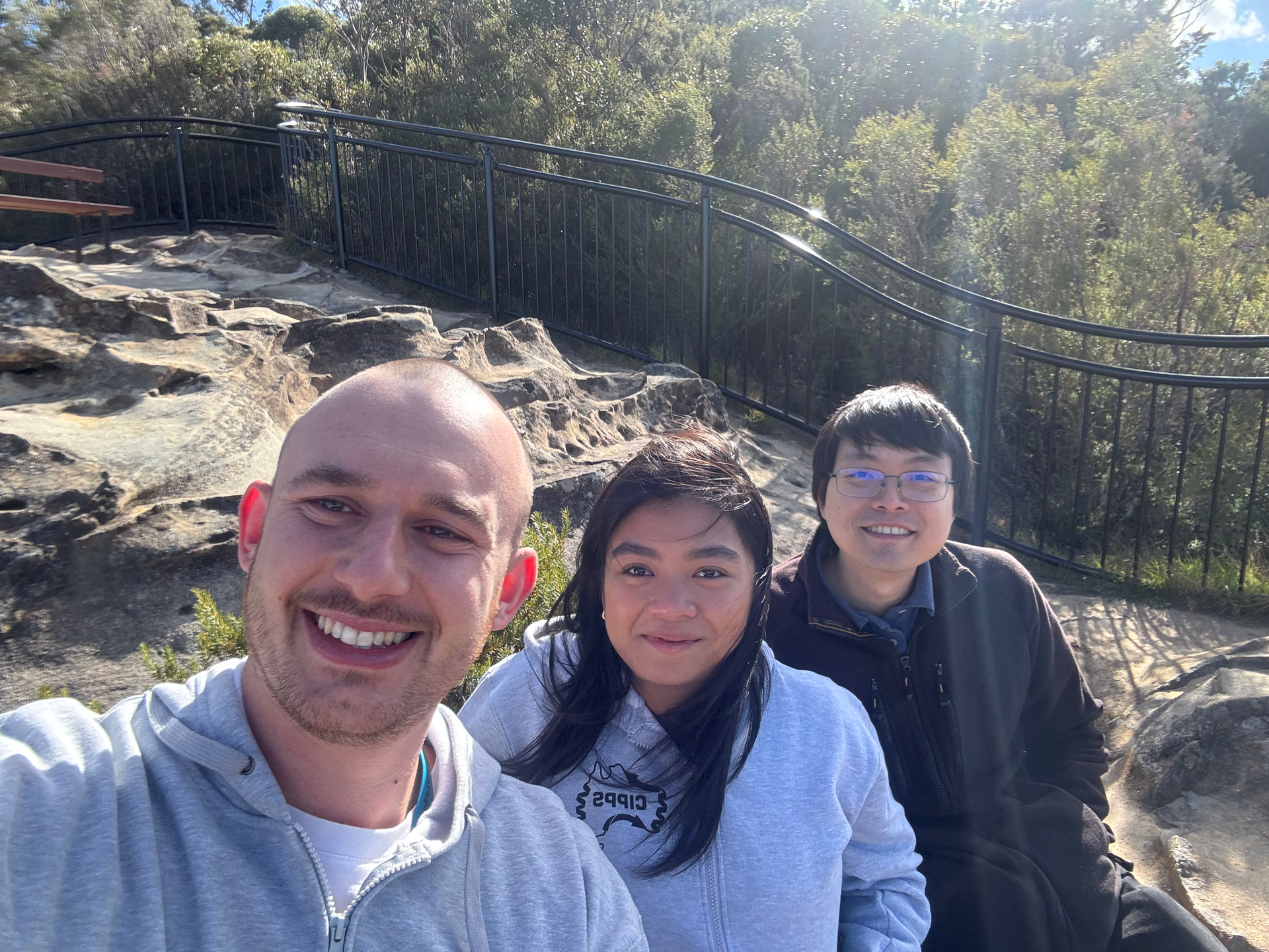 Callum Breeze, Monica Jornales and Yannasittha Jiramongkol