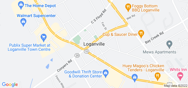 Map of business location