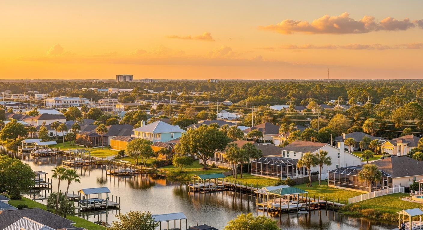 View of Niceville, Florida, served by Double O & Co Dumpster Rentals