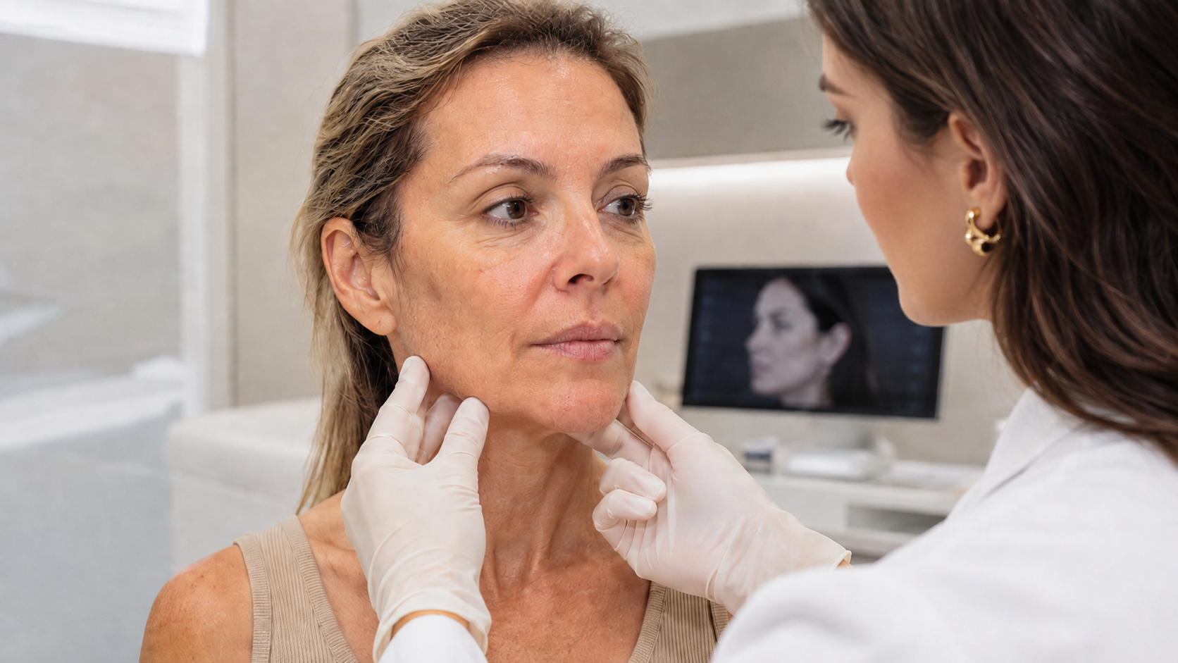flacidez facial após emagrecimento