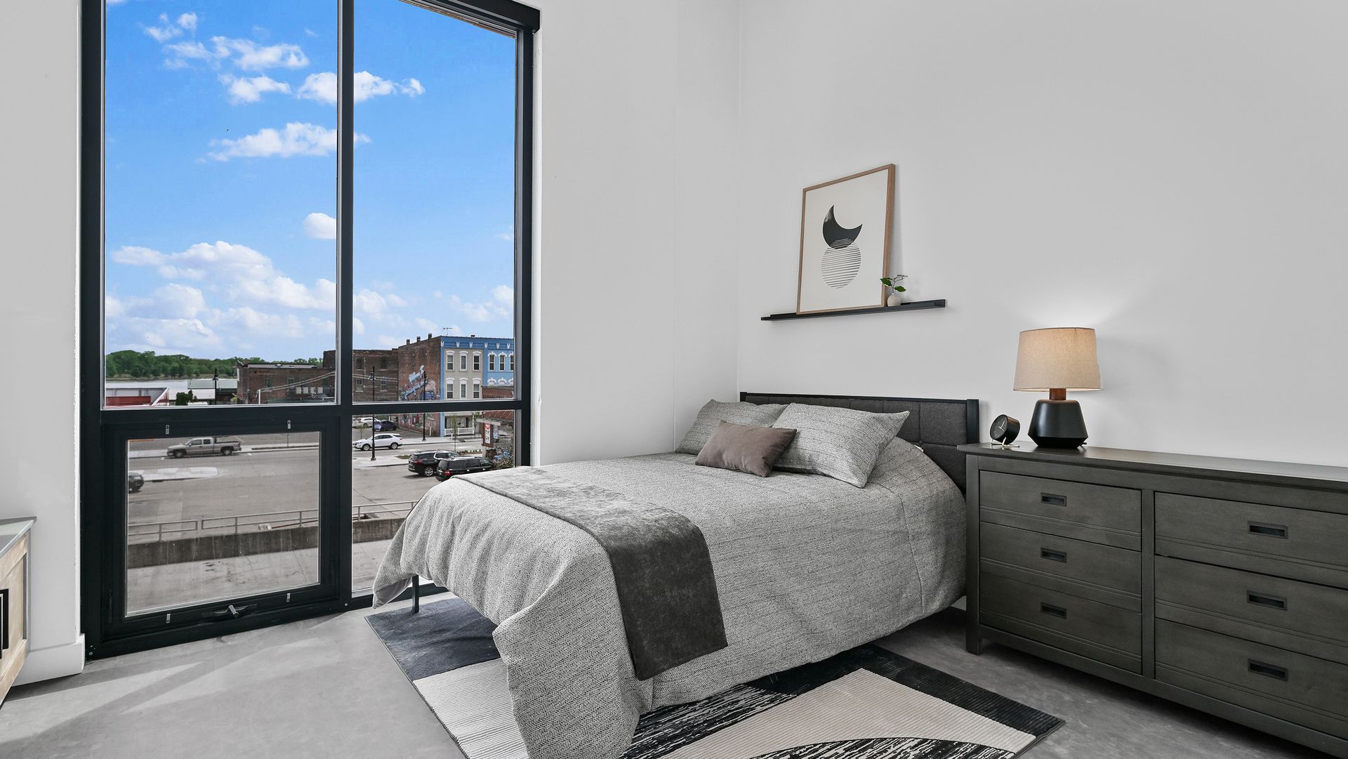 Furnished bedrooom