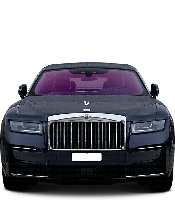 The front of a black car with a grille on it