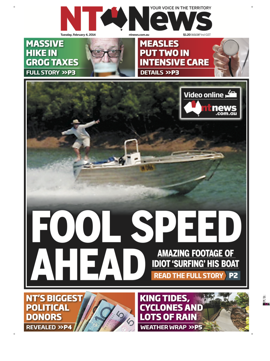 Fool Speed ahead